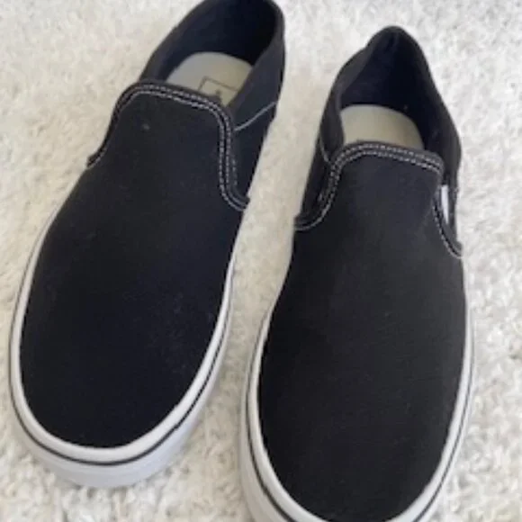 Black Slip on Vans size 8 - Picture 8 of 8
